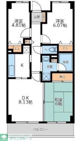 アーバンパーク市ヶ尾の物件間取画像
